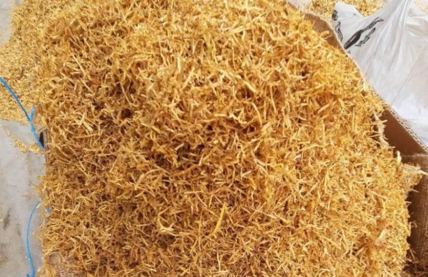 Tutun la pungă tăiat firicel, în ambalaj de 1 kg